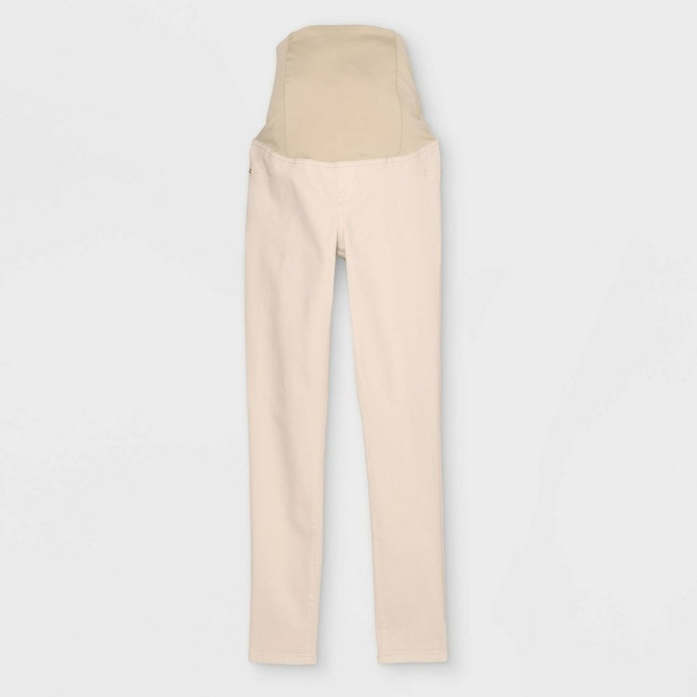 Crossover Panel Skinny Maternity Jeans - Isabel Maternity by Ingrid & Isabel͐